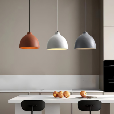 Lampe &agrave; suspension bol en r&eacute;sine