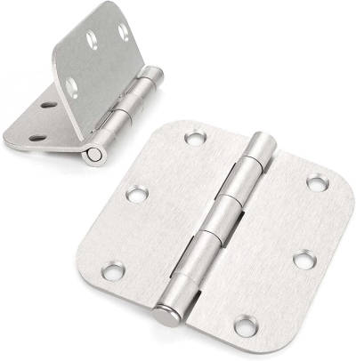 Charni&egrave;res de porte int&eacute;rieures en Nickel bross&eacute;, paquet de 24, quincaillerie de porte argent&eacute;e de 3.5 pouces