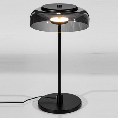 Lampe de table d&eacute;corative de chevet en verre nordique