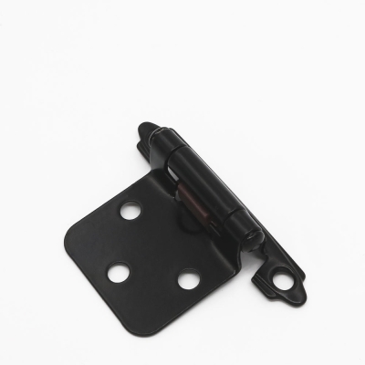(5 paires) Charni&egrave;res &agrave; recouvrement variable SCH30BK avec finition noir mat