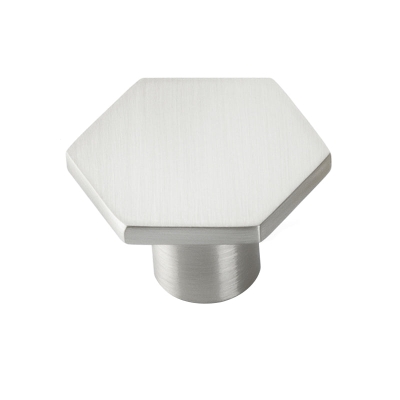 Paquet de 5 boutons de tiroir de commode en Nickel bross&eacute;, quincaillerie de porte d'armoire moderne pour salle de bain (LS6275SNB)