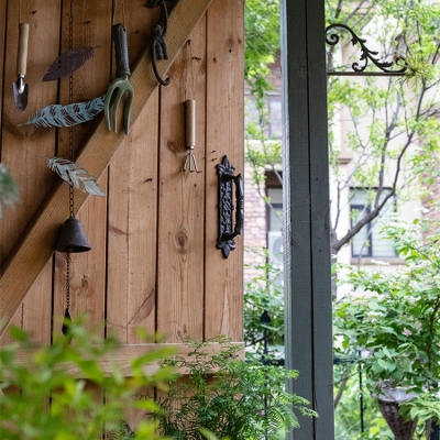 Poign&eacute;e de porte artisanale en fonte de style europ&eacute;en classique
