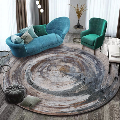 Tapis imprim&eacute; en anneau annuel pour tapis de maison 3D