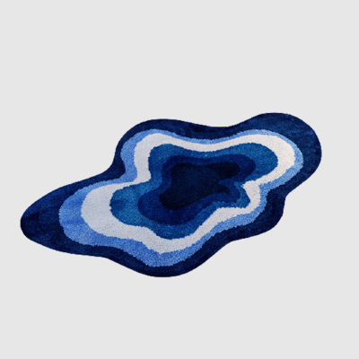 Tapis en forme de nuage, doux et confortable, antid&eacute;rapant