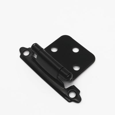 (5 paires) Charni&egrave;res &agrave; recouvrement variable SCH30BK avec finition noir mat