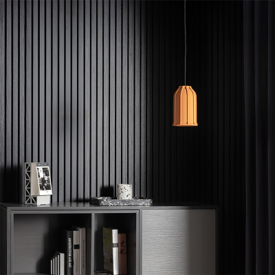 Lampe &agrave; suspension industrielle moderne en ciment