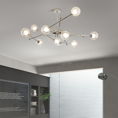 Lustre Spoutnik nordique Bauhaus