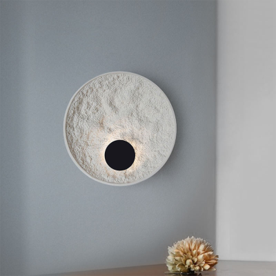 Applique murale ronde en forme de globe de lune pour le salon