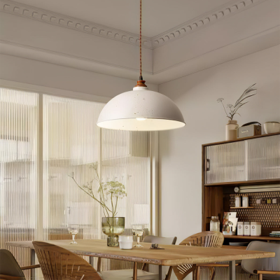 Lampe suspendue semi-boule simple et cr&eacute;ative