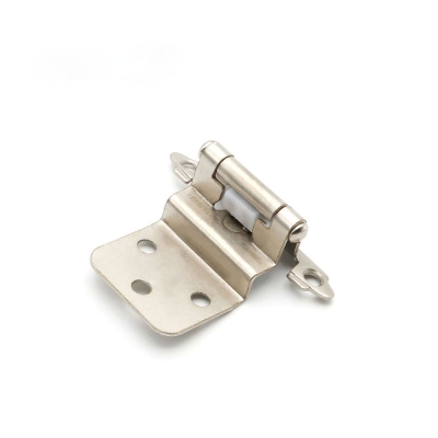 Charni&egrave;res d'armoire encastr&eacute;es 3/8'' en nickel satin&eacute; (15 paires), 38SNB