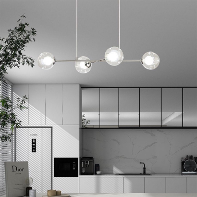 Lustre Spoutnik nordique Bauhaus