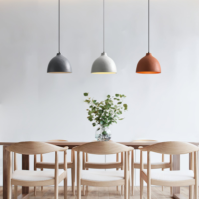 Lampe &agrave; suspension bol en r&eacute;sine