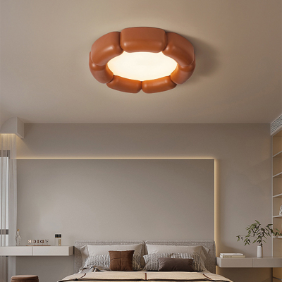 Plafonnier fran&ccedil;ais minimaliste moderne de style cr&egrave;me nordique