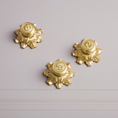 Boutons en laiton modernes Boutons d'armoire en laiton massif pour la cuisine