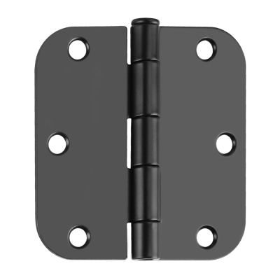 Paquet de 24 charni&egrave;res de porte noir mat 3 1/2 pouces pour porte de maison