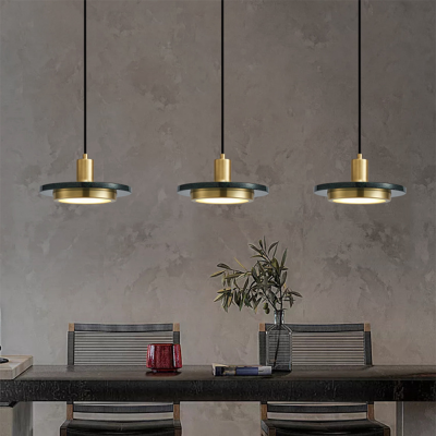 Lampe &agrave; suspension en marbre